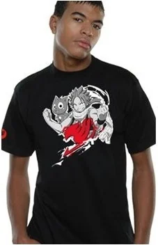 Fairy Tail - T-shirt Natsu Cloud  - T-Shirts