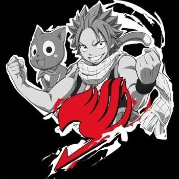 Fairy Tail - T-shirt Natsu Cloud  - T-Shirts
