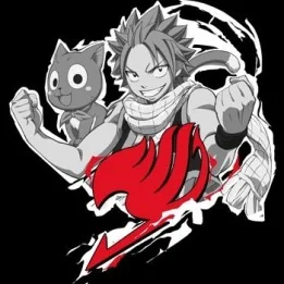 Fairy Tail - T-shirt Natsu Cloud  - T-Shirts