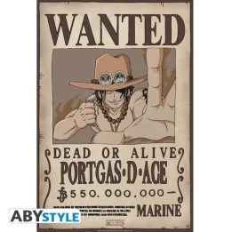 One Piece - Affiche Wanted Portgas D.Ace  - Posters & Affiches