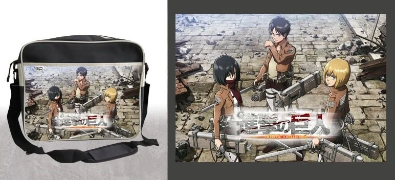 Attack On Titan - Sac coursier Trio-Brother  - L'ATTAQUE DES TITANS