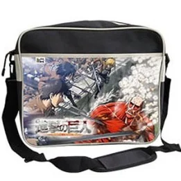 Attack on Titan - Sac coursier Crew Attack  - L'ATTAQUE DES TITANS
