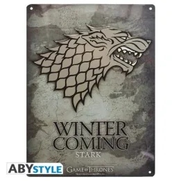 Plaque Métal Stark   - CINÉMA & SÉRIES TV