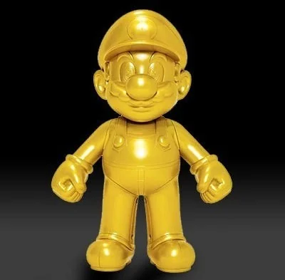 Figurine Super Mario Gold  -  Les Figurines