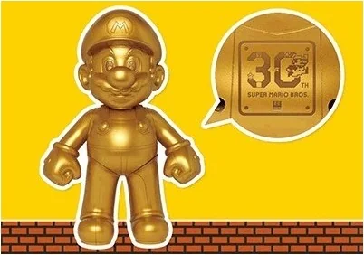 Figurine Super Mario Gold  -  Les Figurines