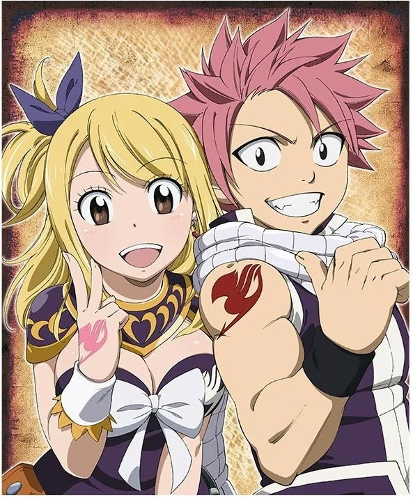 Poster Natsu et Lucy  -  FAIRY TAIL
