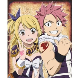 Poster Natsu et Lucy  -  FAIRY TAIL
