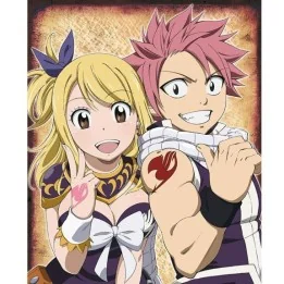 Poster Natsu et Lucy  -  FAIRY TAIL