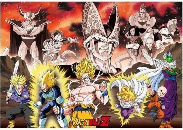 Dragon Ball Z - Poster géant saga Cell  -  DRAGON BALL Z