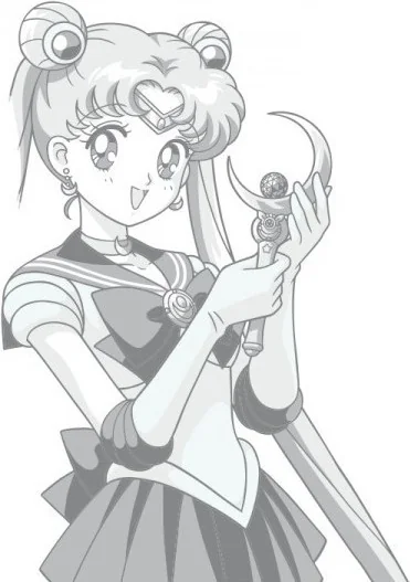 T-shirt Bunny et Sceptre Lunaire  - SAILOR MOON