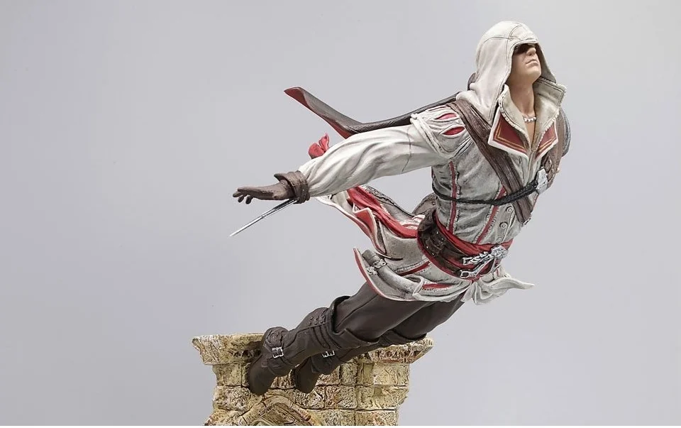 Figurine Assassin's Creed - Ezio Leap of Faith  - Figurines jeux-vidéo