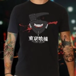 T-shirt Kaneki Mask  -  T-SHIRTS & VETEMENTS
