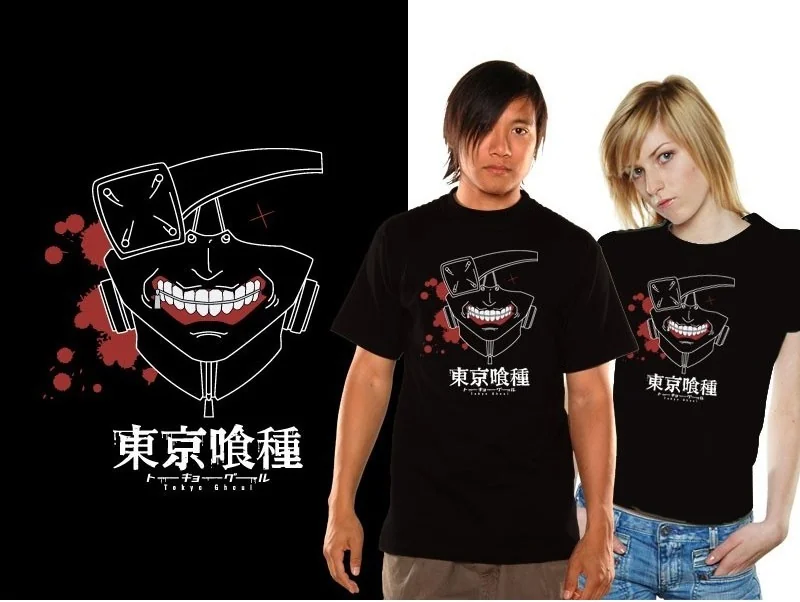 T-shirt Kaneki Mask  -  T-SHIRTS & VETEMENTS