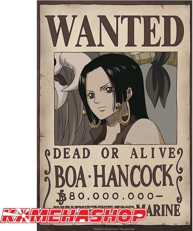 Poster Wanted Boa Hancock  - Posters & Affiches
