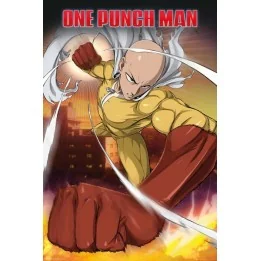 Poster One Punch Man Saitama  - POSTERS & AFFICHES