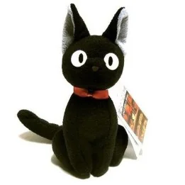 Kiki la petite Sorcière - Peluche de Jiji assi taille S  -  TOTORO - GHIBLI
