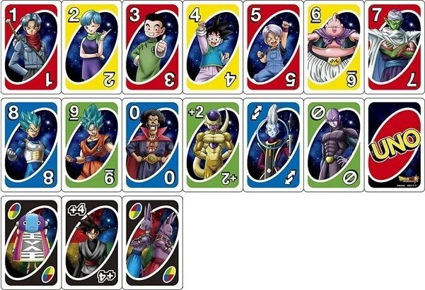 Jeu de Uno Dragon Ball Super  -  DRAGON BALL Z