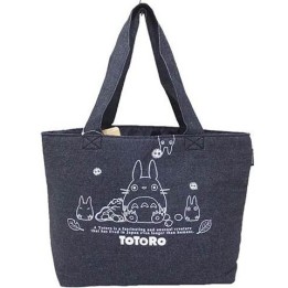 Sac Cabas style Jeans Totoro  -  TOTORO - GHIBLI