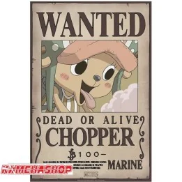 Affiche wanted Chopper - New world prime  -  ONE PIECE