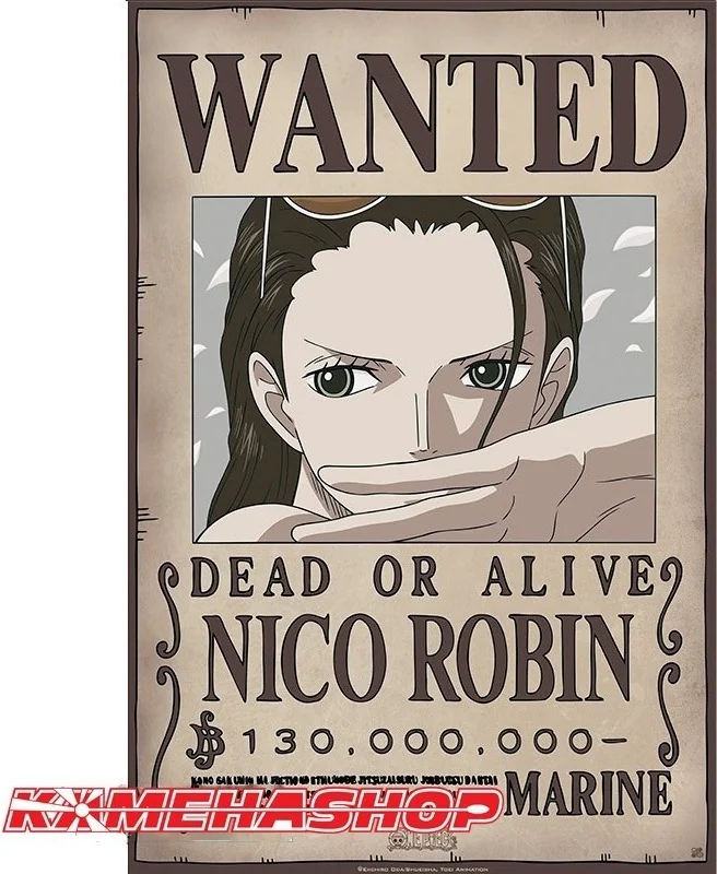 Affiche Wanted Robin - New World Prime  -  ONE PIECE