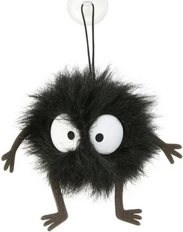 Noiraude Peluche avec Ventouse  -  TOTORO - GHIBLI