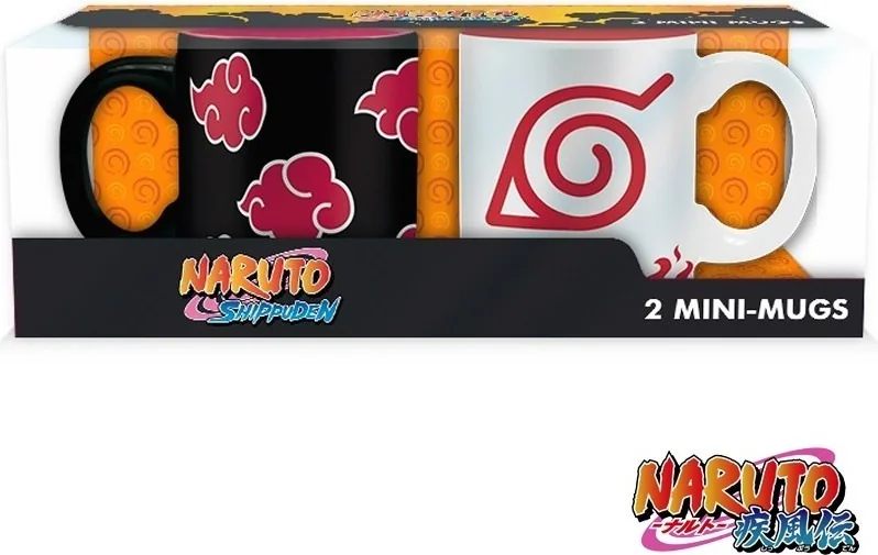 Set 2 Mini Mugs Naruto Shippuden  - Goodies