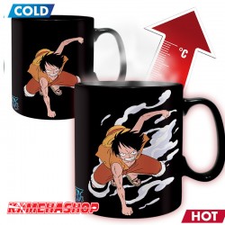 One Piece - Mug Thermo-Réactif Luffy Ace  -  ONE PIECE