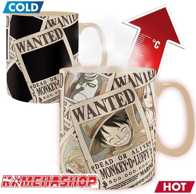 One Piece - Mug Thermo-réactif Wanted  -  ONE PIECE