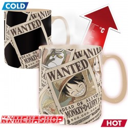 One Piece - Mug Thermo-réactif Wanted  -  ONE PIECE