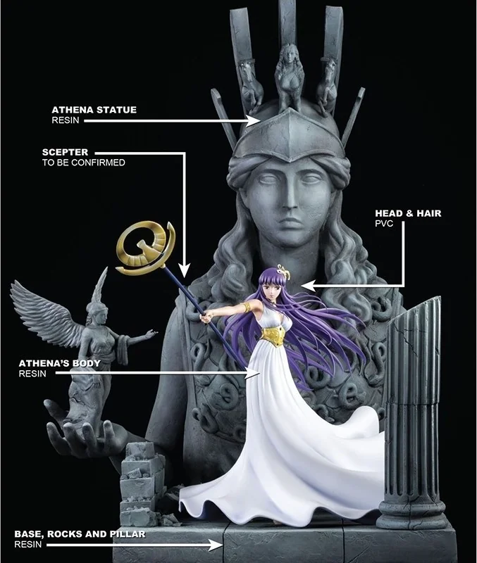 Statue Athena HQS+ Tsume  -  SAINT SEIYA