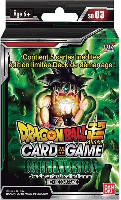 Dragon Ball Super JCC - Deck de Démarrage Dark Invasion  -  DRAGON BALL Z