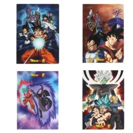 Lot de 4 Cahiers Dragon Ball Super  - FOURNITURES SCOLAIRES