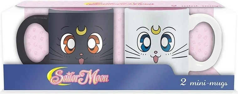 Sailor Moon - Set de 2 Mini Mugs Luna & Artemis  - SAILOR MOON