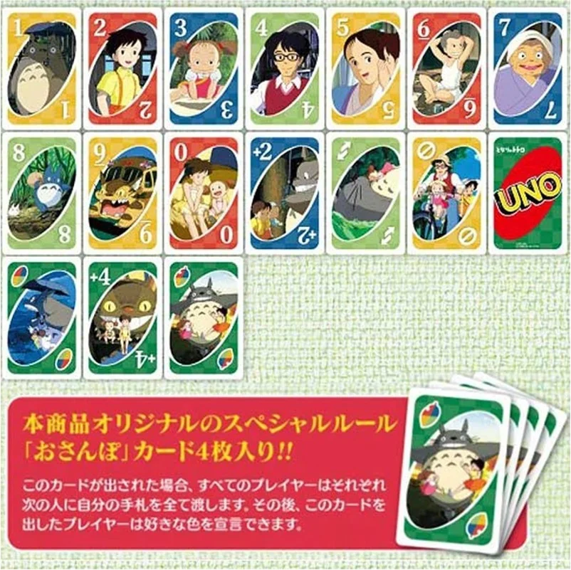 Jeu de Uno Mon Voisin Totoro  -  TOTORO - GHIBLI