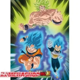 Poster Broly versus Vegeta & Goku  -  DRAGON BALL Z