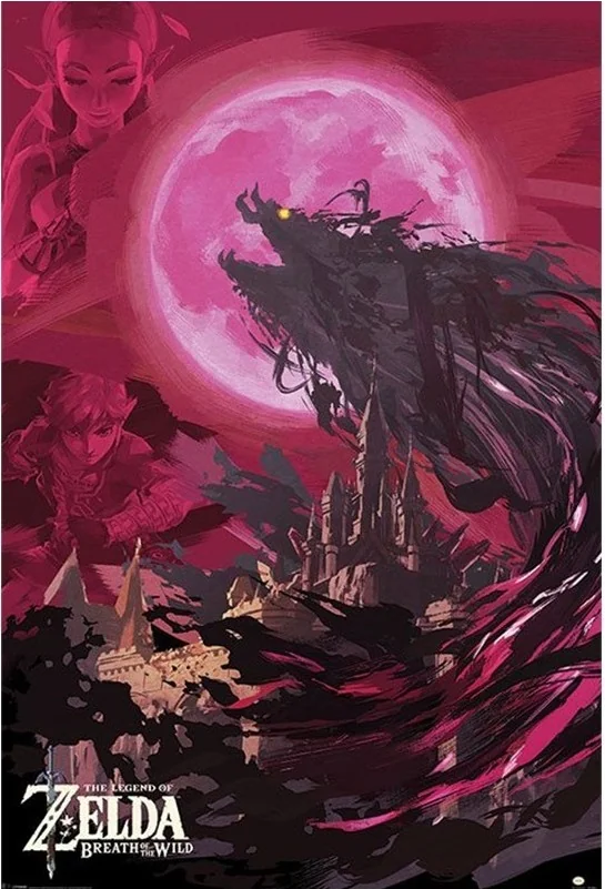 Zelda - Poster Ganon Blood Moon  - ZELDA