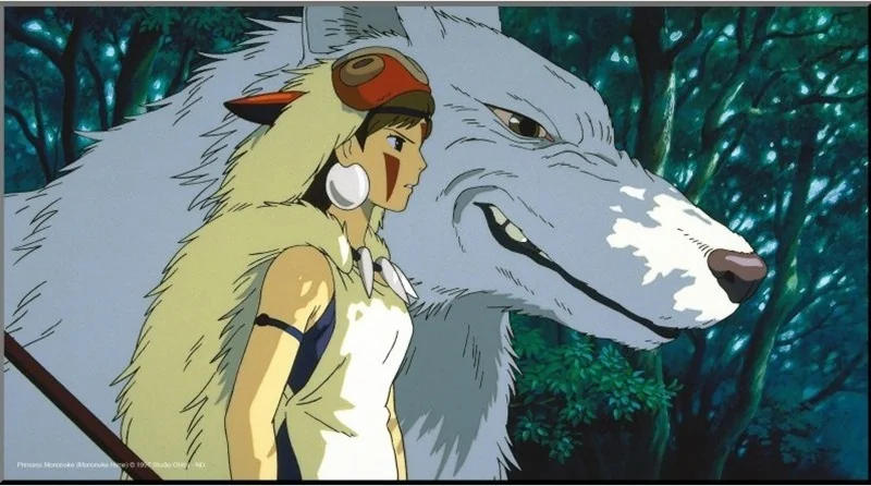 Princesse Mononoke Digigraphie  -  TOTORO - GHIBLI