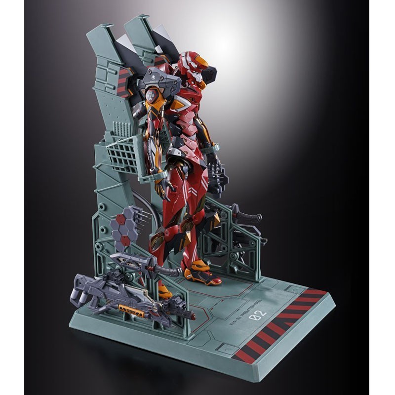 Figurine EVA-02 Production Model Diecast Matal Build - Bandai Tamashii