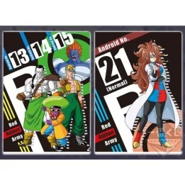 Set 2 Portes Document Android Ruban Rouge & Android 21  -  DRAGON BALL Z