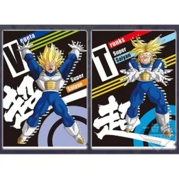 Set 2 Portes Document Trunks SSJ & Vegeta SSJ  -  DRAGON BALL Z