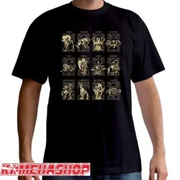 Saint Seiya - T-shirt des 12 Armures d'Or  -  SAINT SEIYA
