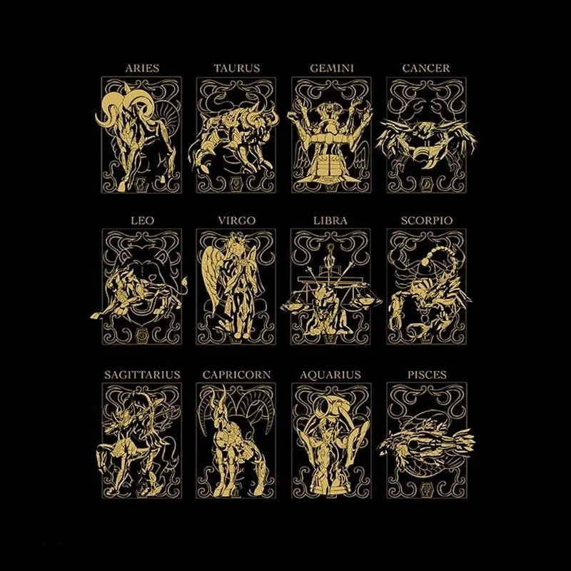 Saint Seiya - T-shirt des 12 Armures d'Or  -  SAINT SEIYA