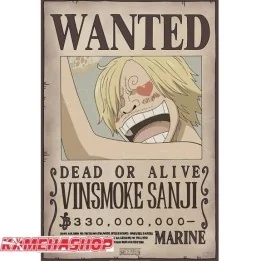 Affiche wanted Sanji - New world prime  -  ONE PIECE