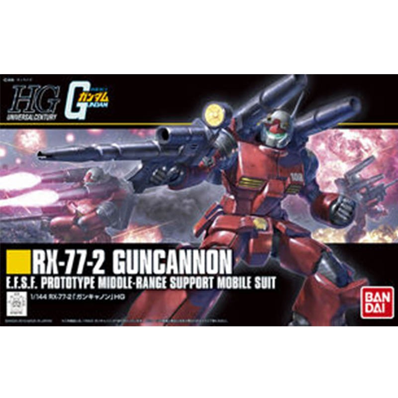 Gundam RX-77-2 Guncannon HG  -  GUNDAM