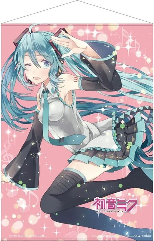 Wallscroll Miku Hatsune Pink Glitter  - POSTERS & AFFICHES