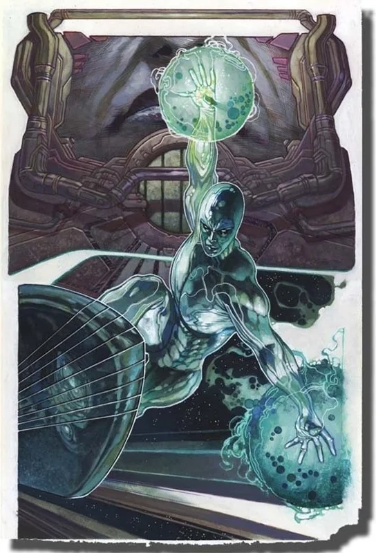 Silver Surfer Litho - Simone bianchi  - POSTERS & AFFICHES