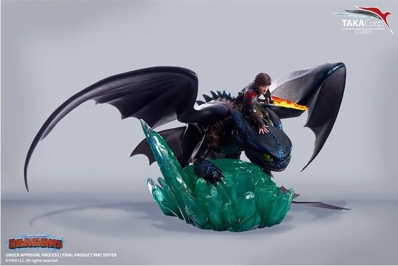 Dragons Krokmou et Harold - Taka Corp Studio  -  PRE COMMANDE