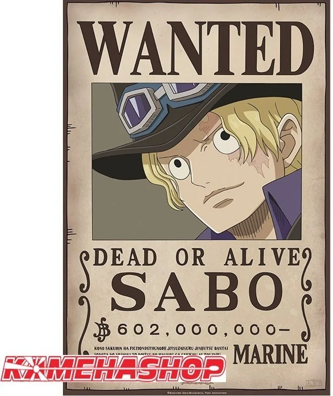 Affiche Wanted Sabo  -  ONE PIECE