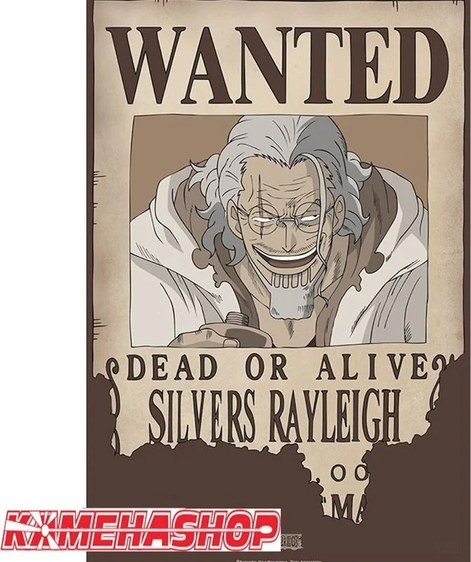 Affiche Wanted Rayleigh  -  ONE PIECE