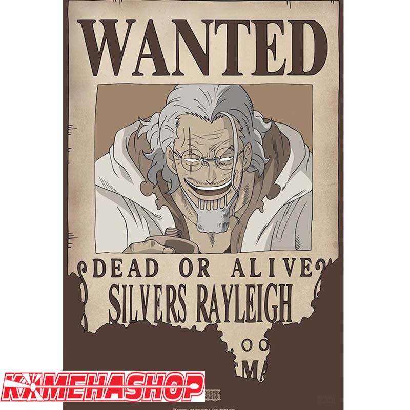 Affiche Wanted Rayleigh  -  ONE PIECE